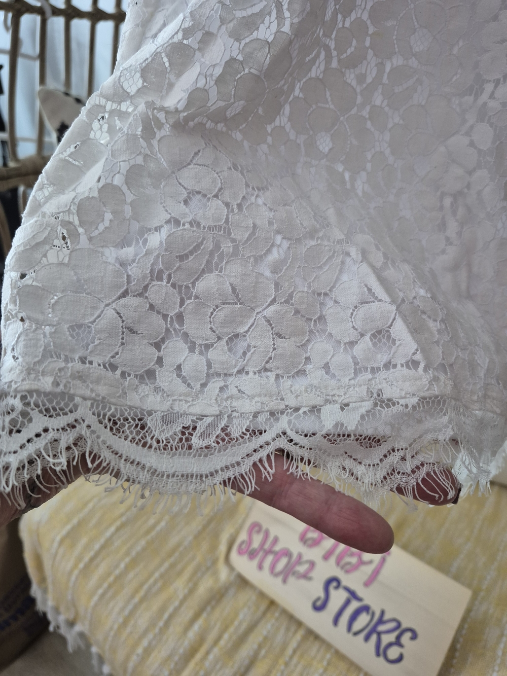 Jacob White Lace Mini Skirt - Picture 3 of 8